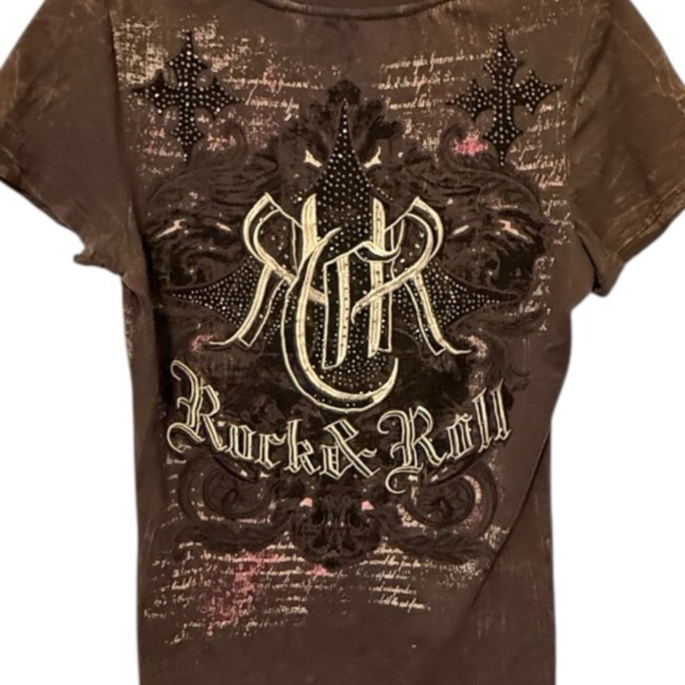 Rock & Roll Cowgirl Embroidered Shirt - Picture 4 of 6